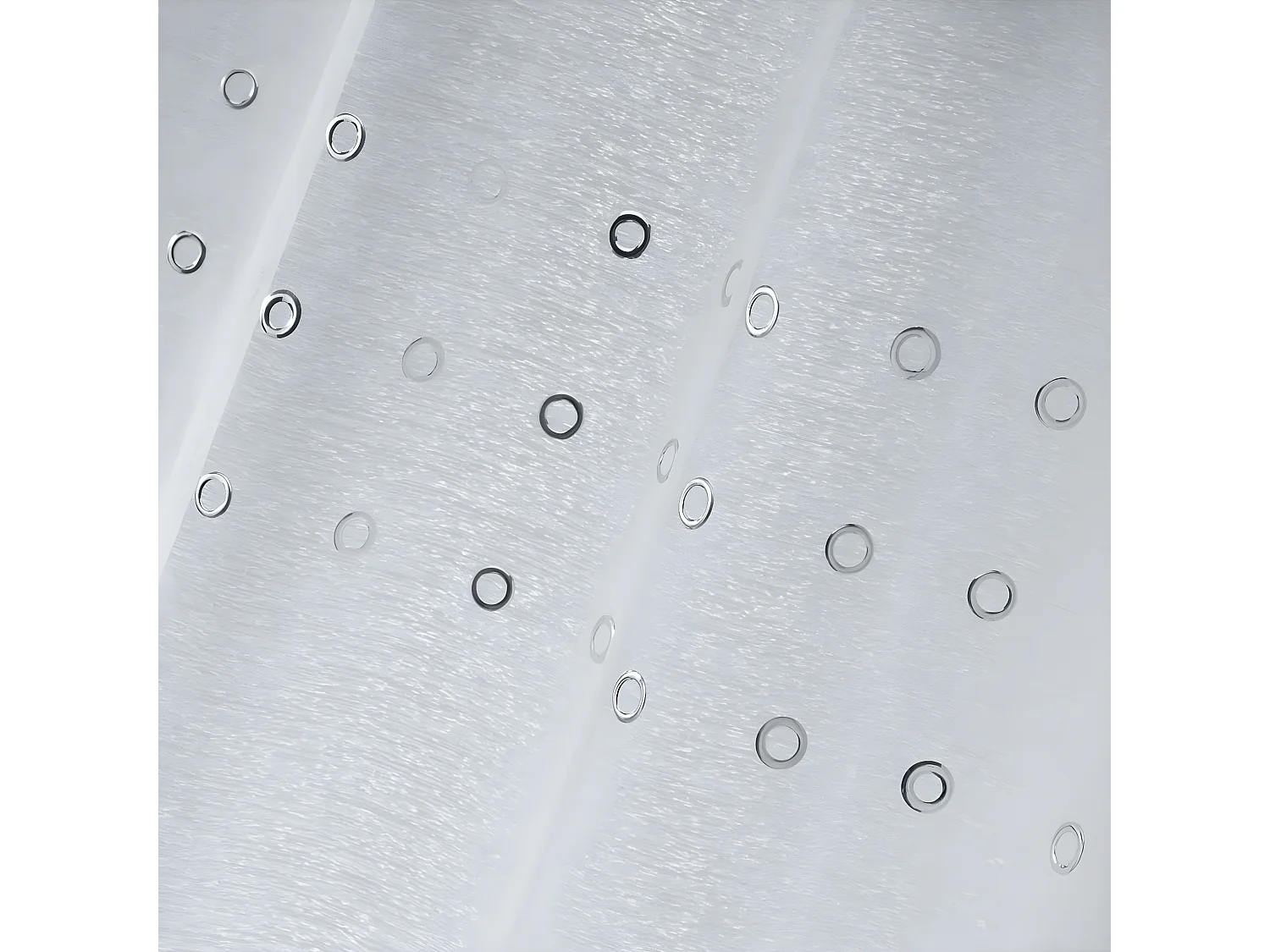 Rideau Voilage à Œillets "Krom" 140x240cm Blanc