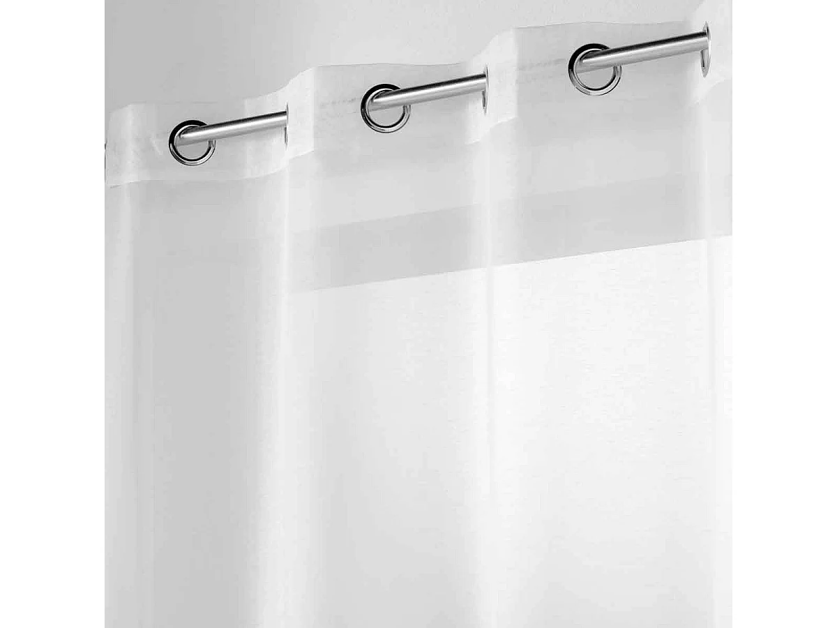 Rideau Voilage à Œillets "Voilizea" 140x240cm Blanc