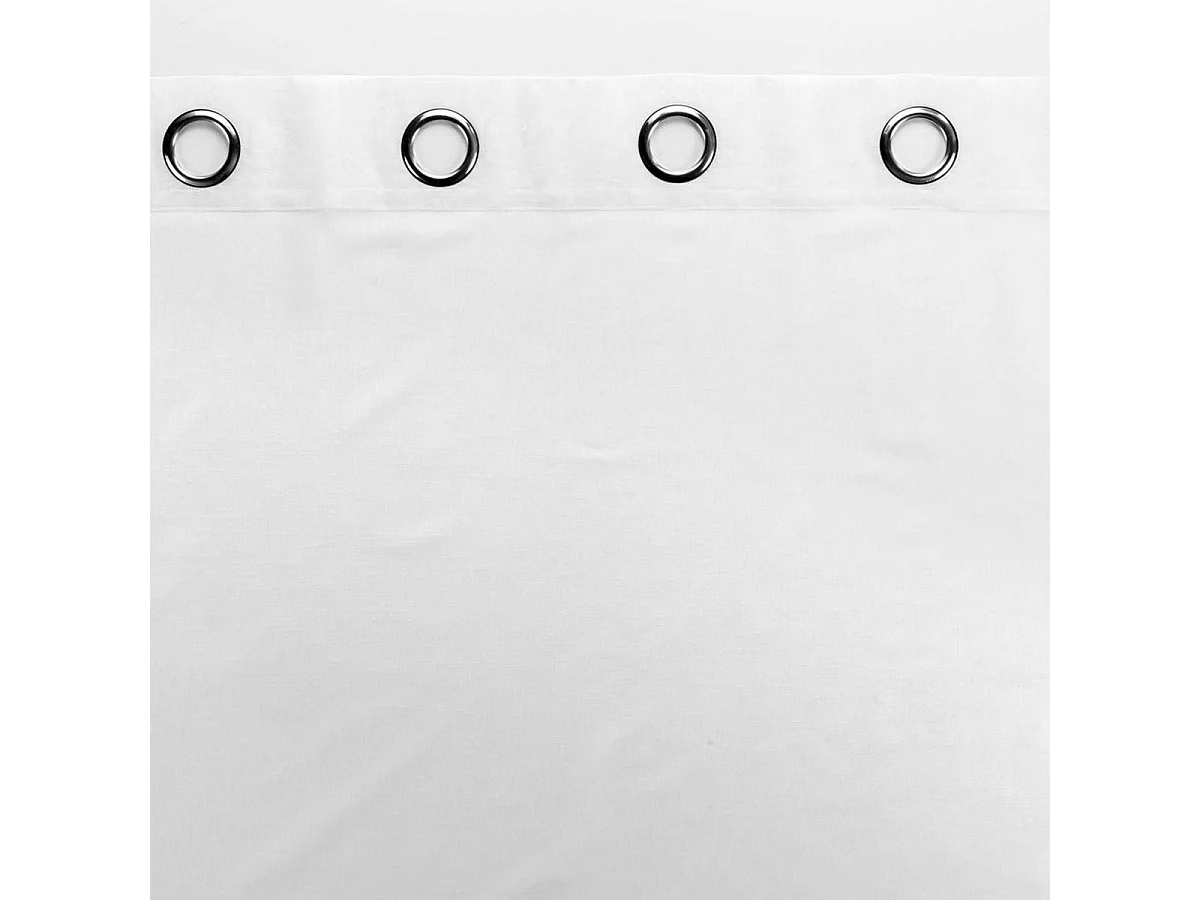 Rideau Voilage à Œillets "Voilizea" 140x240cm Blanc