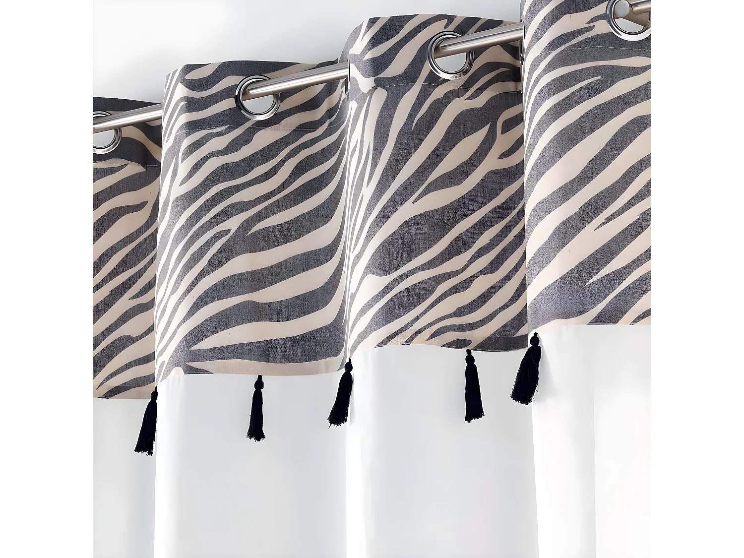 Rideau Voilage à Œillets "Maroni" 140x240cm Blanc