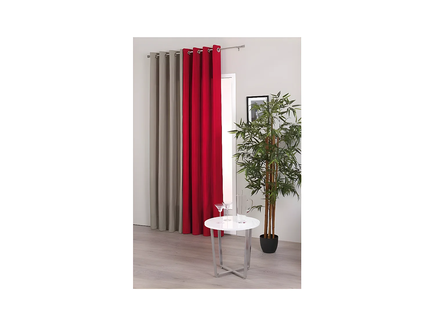 Rideau "Satin" 140x260cm Lin