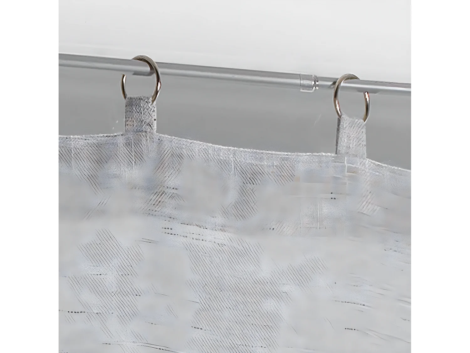 Paire De Voilages "Milza" 60x90cm Gris