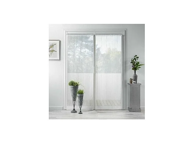 Paire de Voilages "Linahe" 70x200cm Blanc