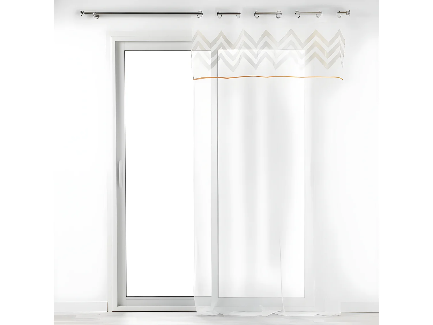 Rideau Voilage à Œillets "Levi" 140x240cm Or