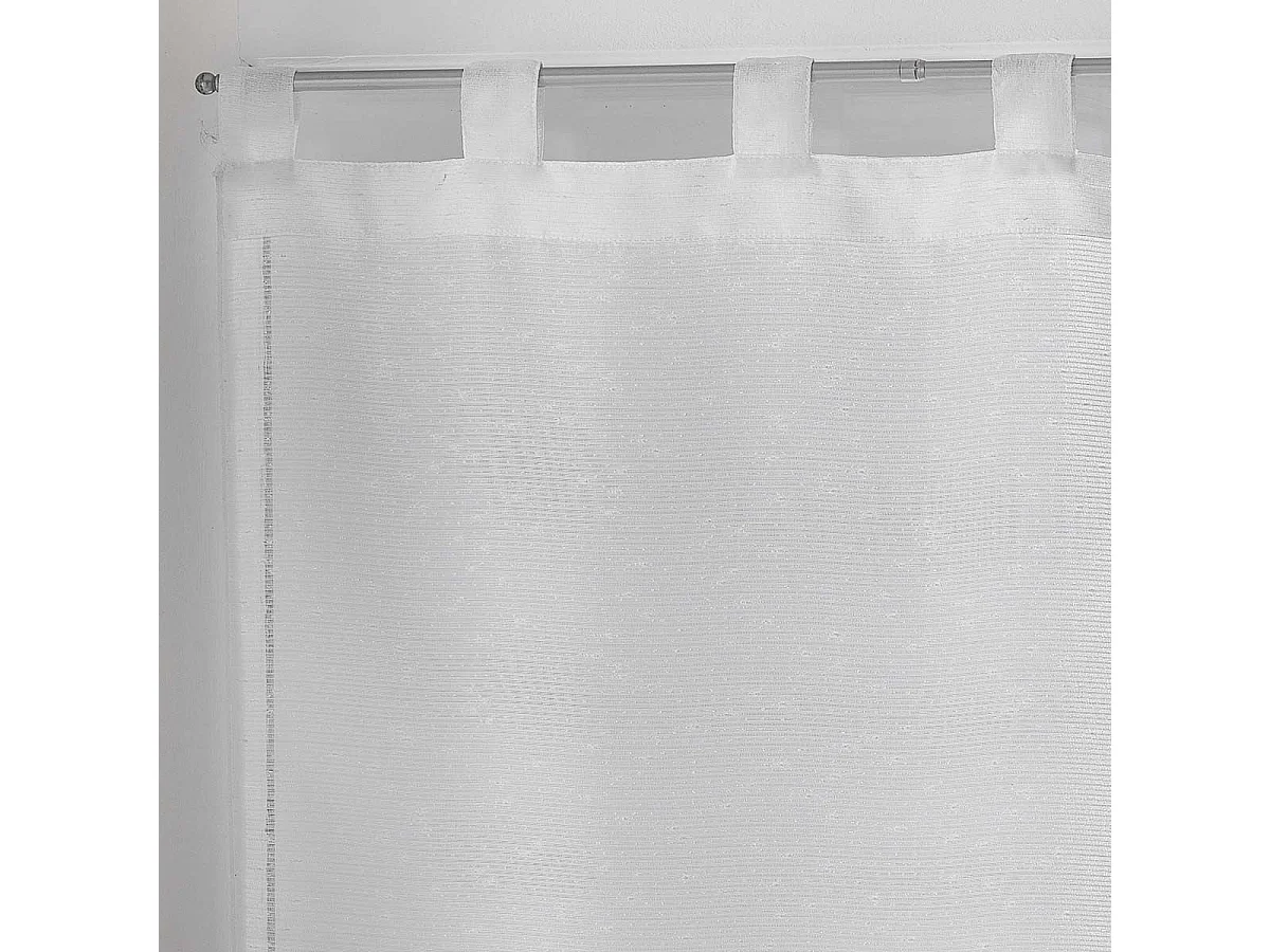 Paire de Voilages "Dandy" 60x120cm Blanc