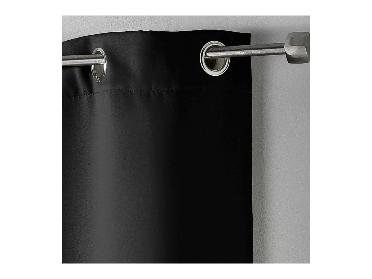 Rideau Occultant "Noche" 135x180cm Charbon