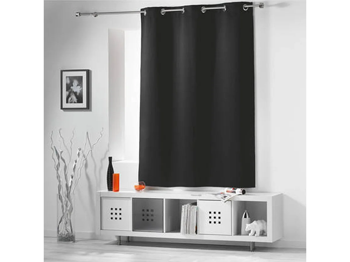 Rideau Occultant "Noche" 135x180cm Charbon