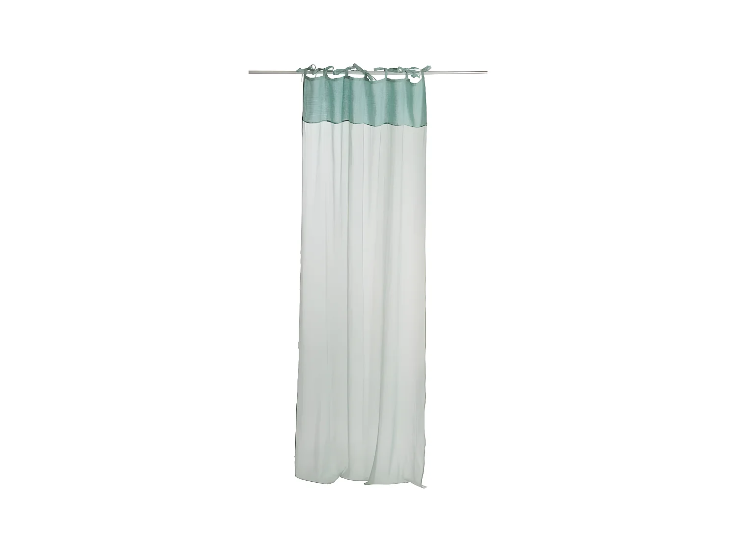 Rideau Voilage "Faded" 140x290cm Menthe