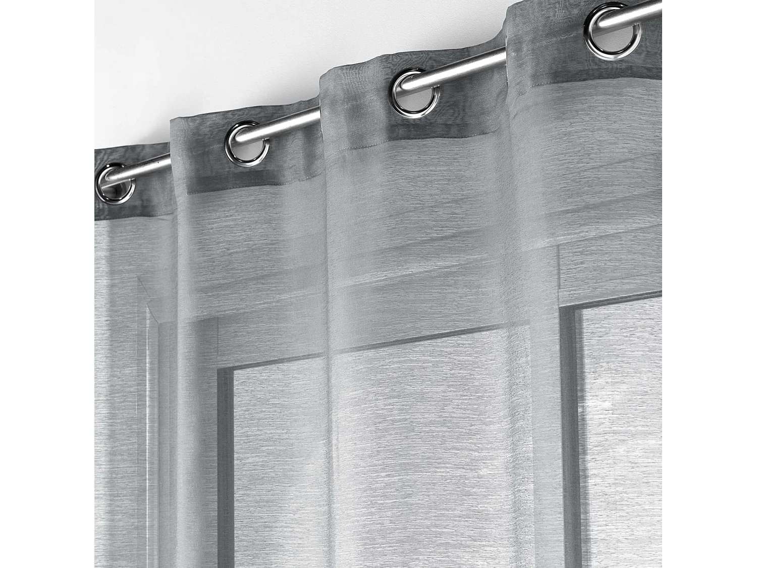 Rideau Voilage "Lisséa" 140x240cm Gris