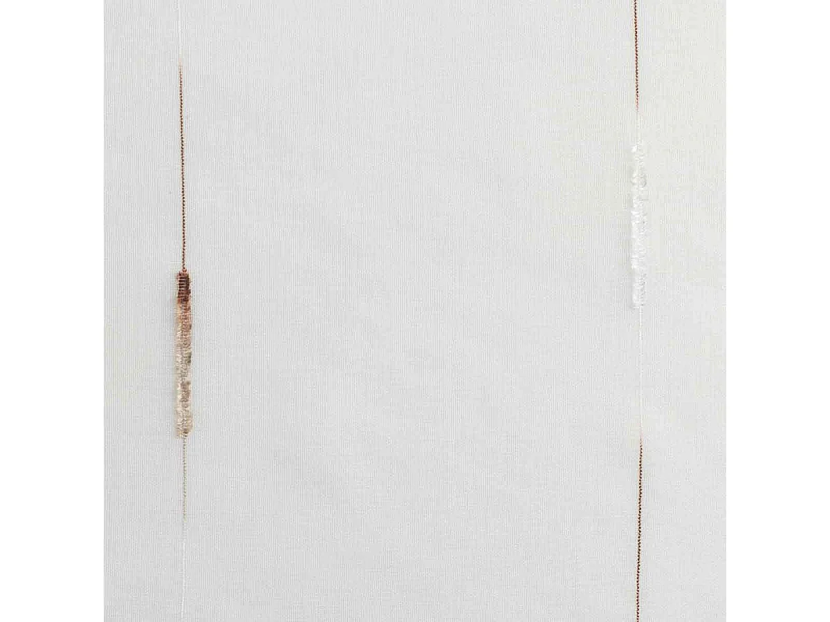 Paire de Voilages "Chenilla" 70x240cm Naturel