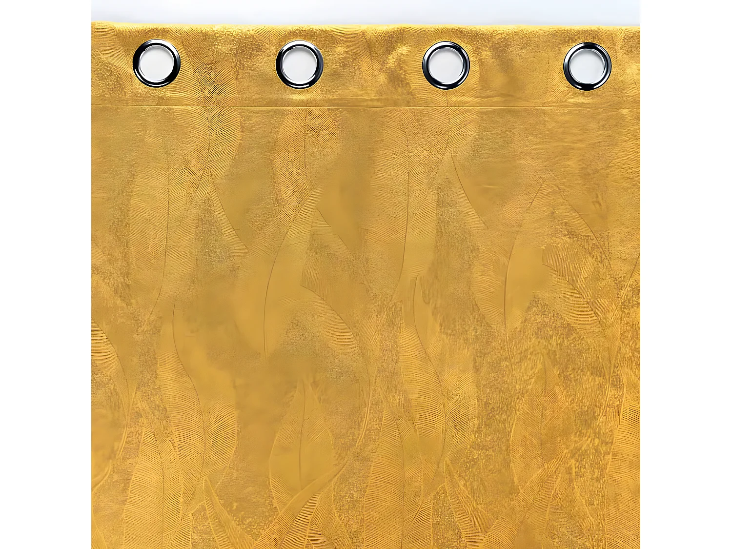 Rideau Occultant "Mélodie" 135x280cm Ocre