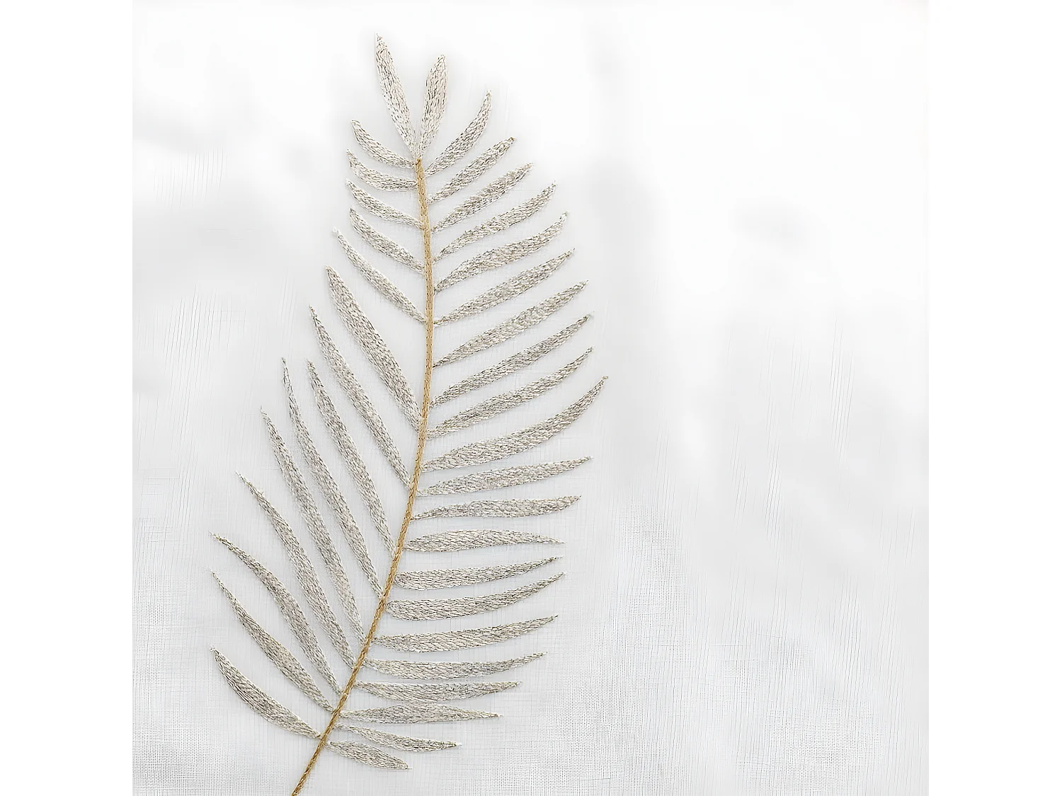 Rideau Voilage à Œillets "Palmeor" 140x240cm Or