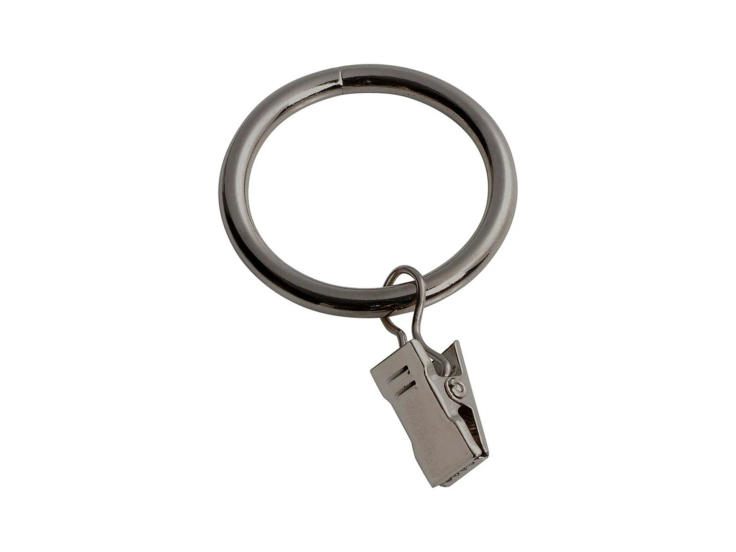 Lot de 10 Anneaux "Pince" 12cm Nickel