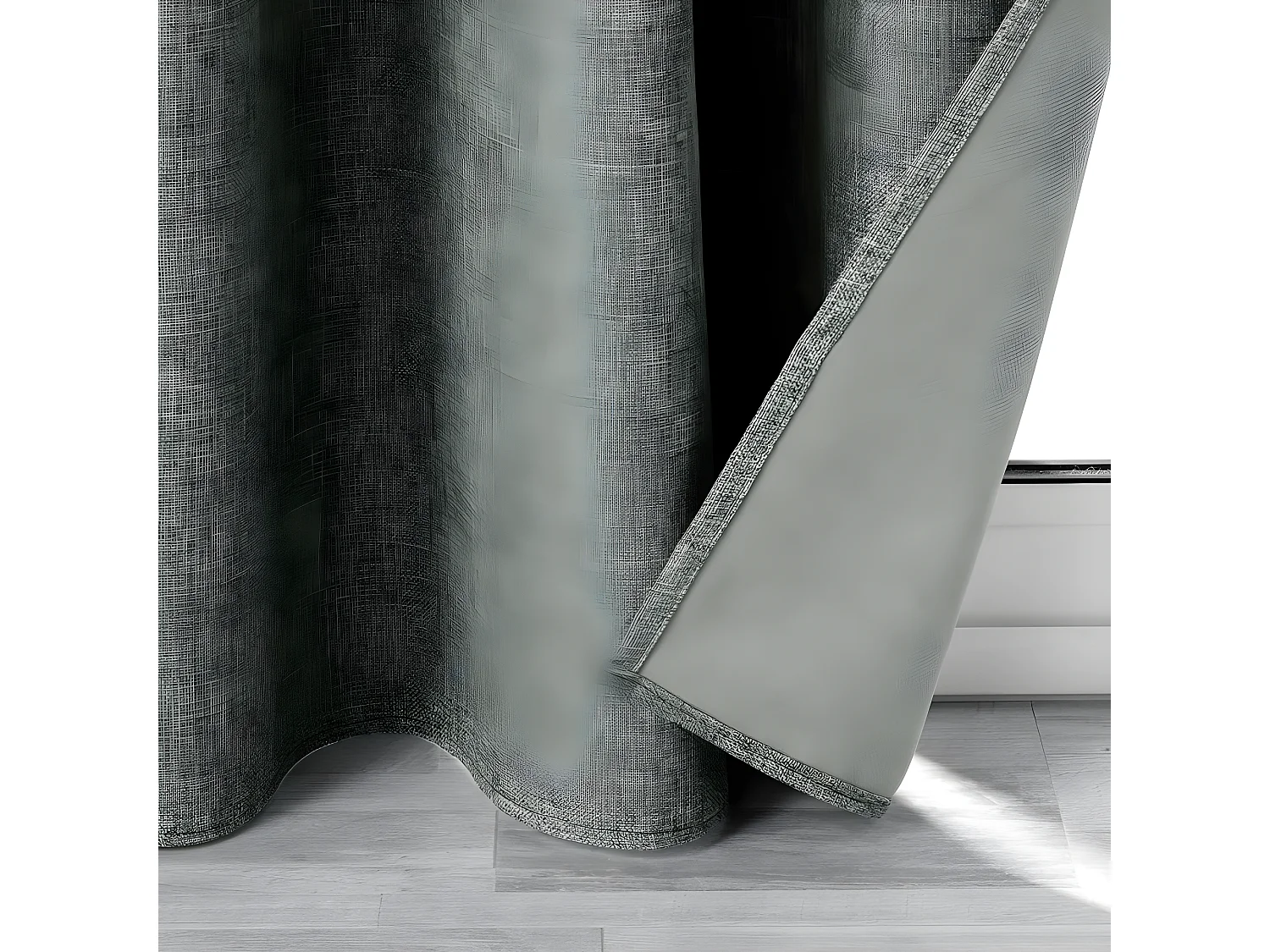 Rideau Occultant "Crépuscule" 140x260cm Anthracite