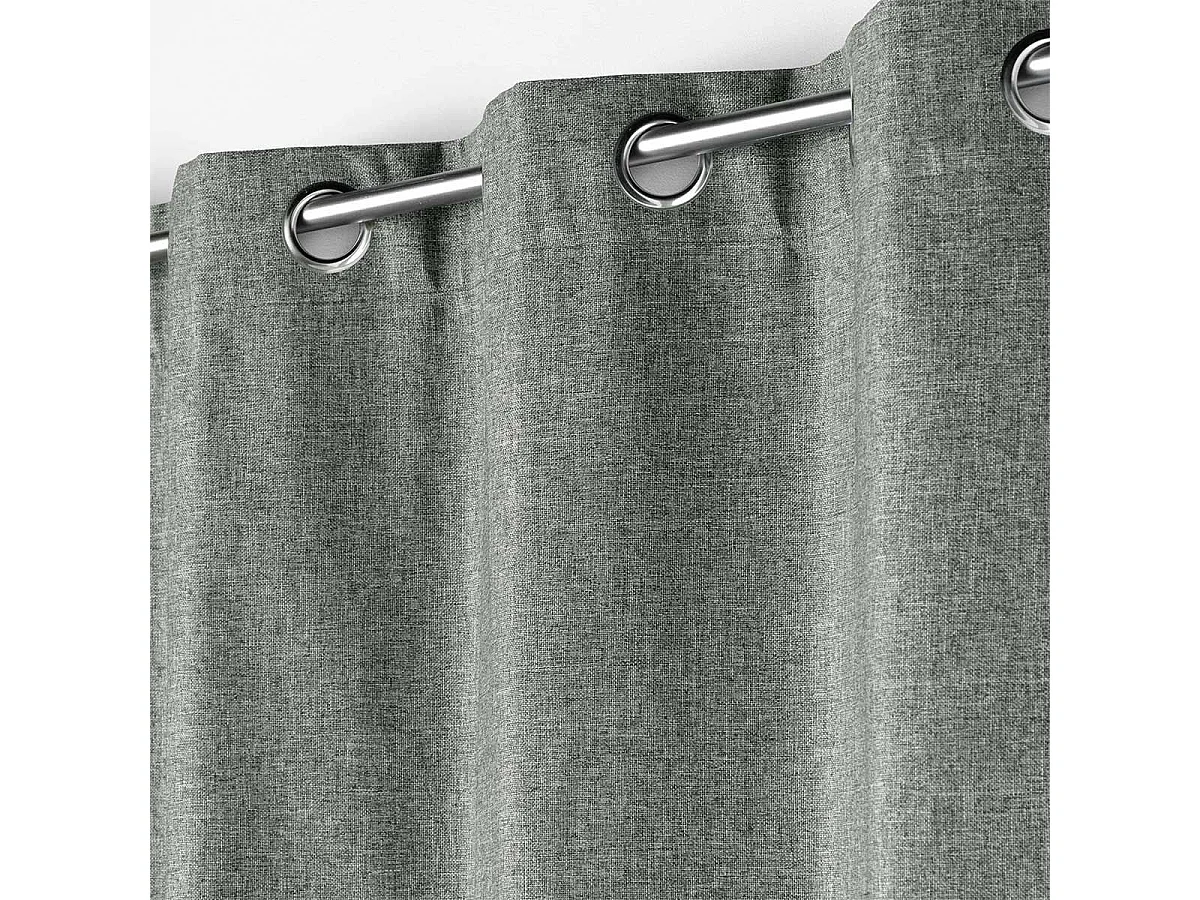 Rideau Occultant à Œillets "Crépuscule" 140x260cm Anthracite