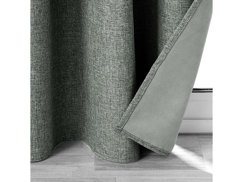 Rideau Occultant à Œillets "Crépuscule" 140x260cm Anthracite