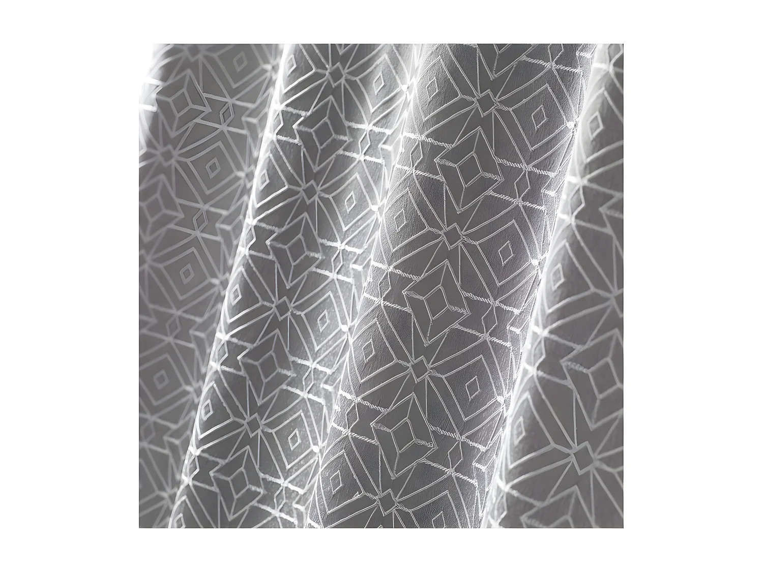 Rideau Jacquard "Dynastie" 140x260cm Gris