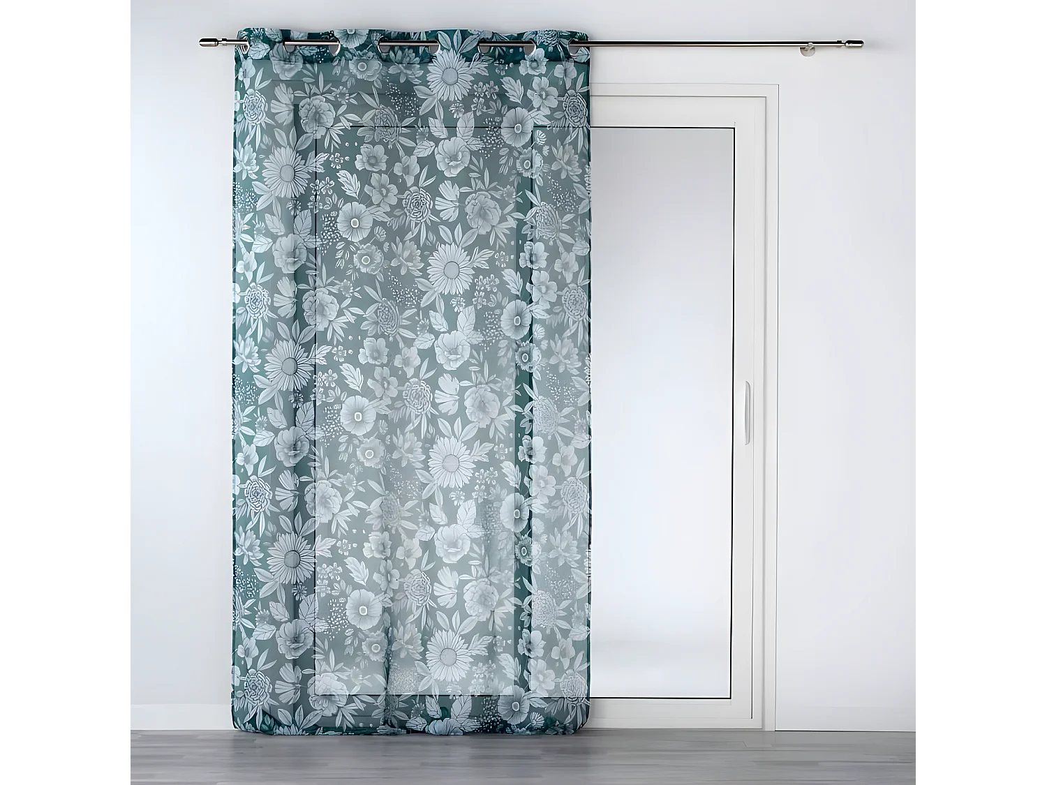 Rideau Voilage à Œillets "Milady" 140x280cm Bleu