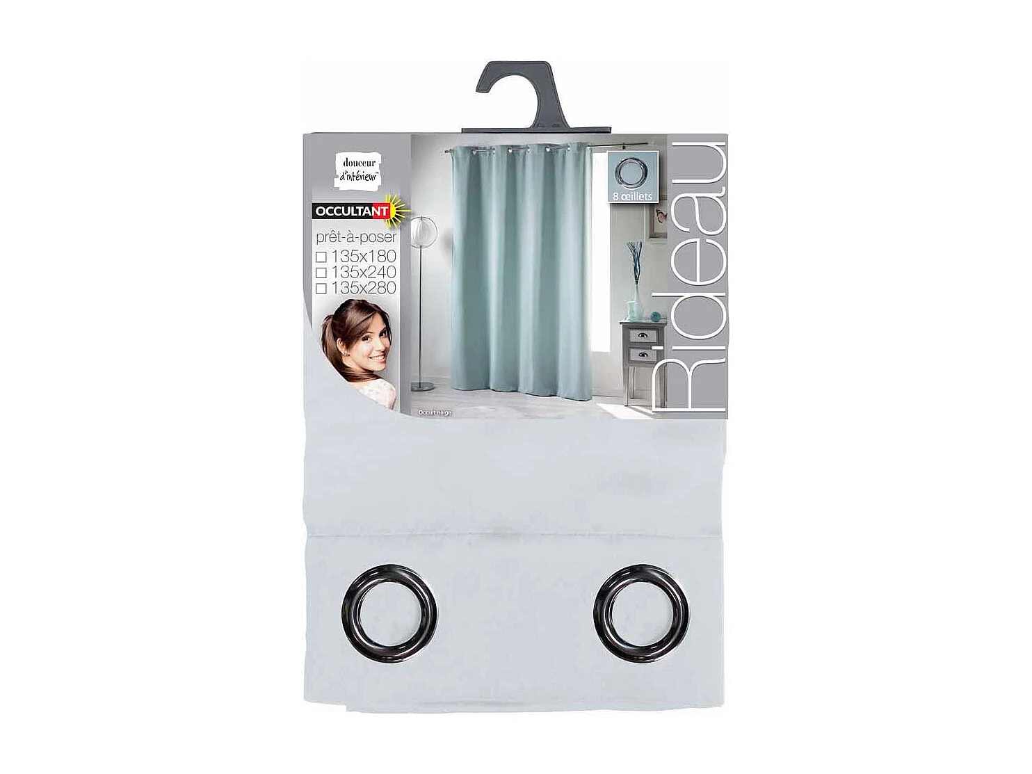 Rideau Occultant "Occult" 135x280cm Blanc