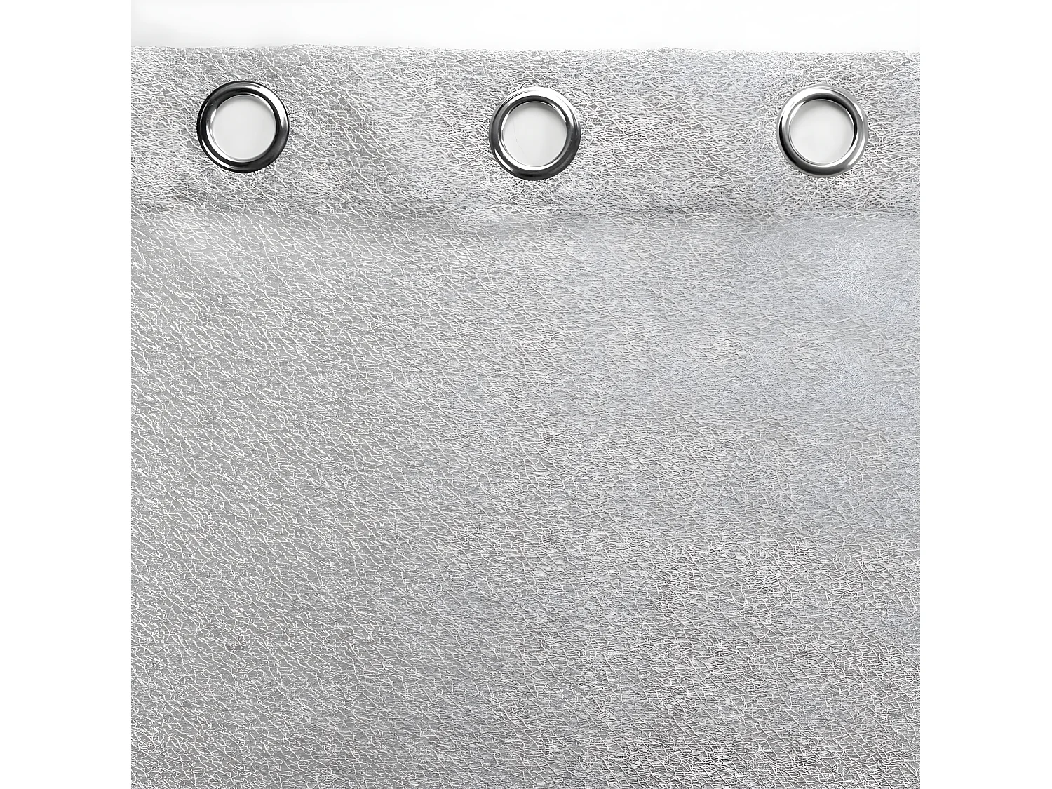 Rideau Voilage à Œillets "Castille" 140x240cm Gris