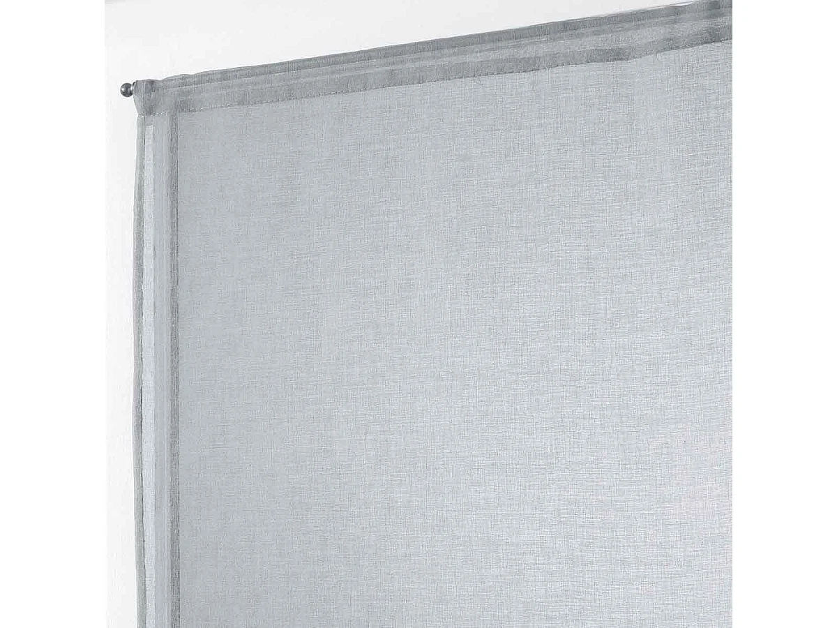 Paire de Voilages "Sandra" 60x160cm Gris
