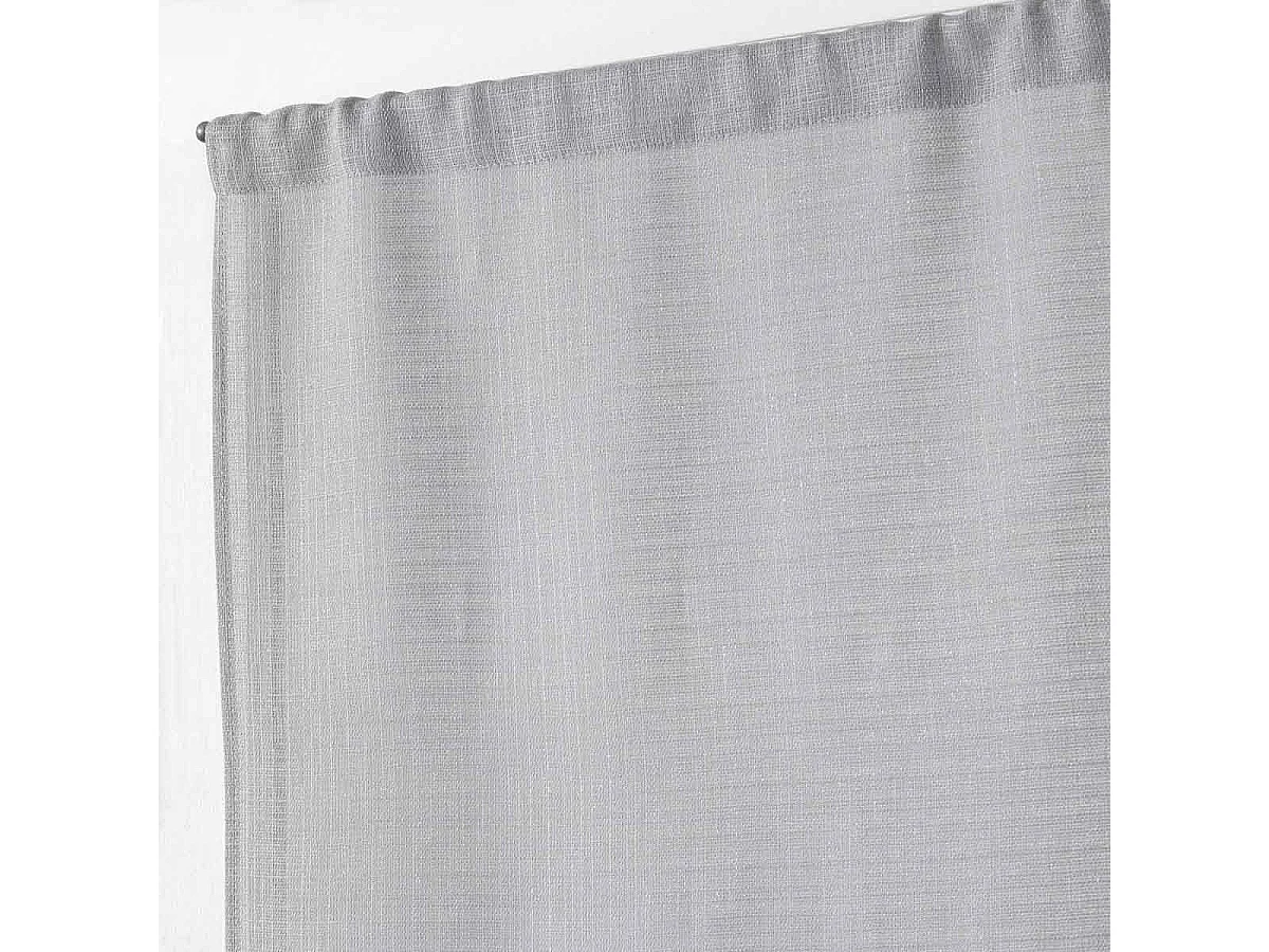 Paire de Voilages "Soane" 60x160cm Gris