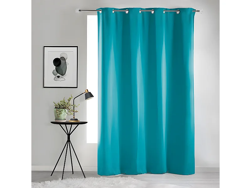 Rideau Occultant "Occult" 135x280cm Bleu