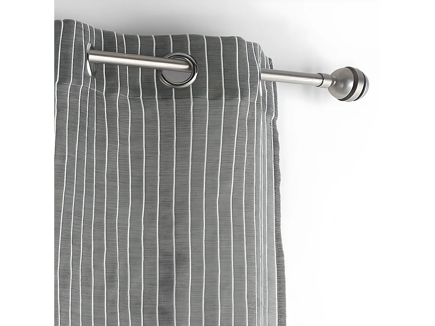 Rideau à Oeillets "Sofiane" 140x260cm Anthracite