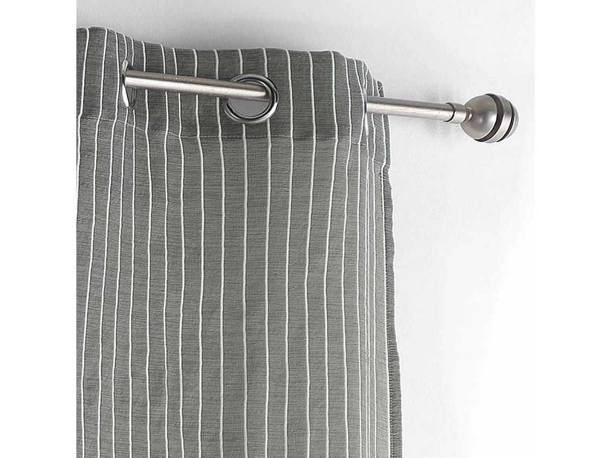 Rideau à Oeillets "Sofiane" 140x260cm Anthracite