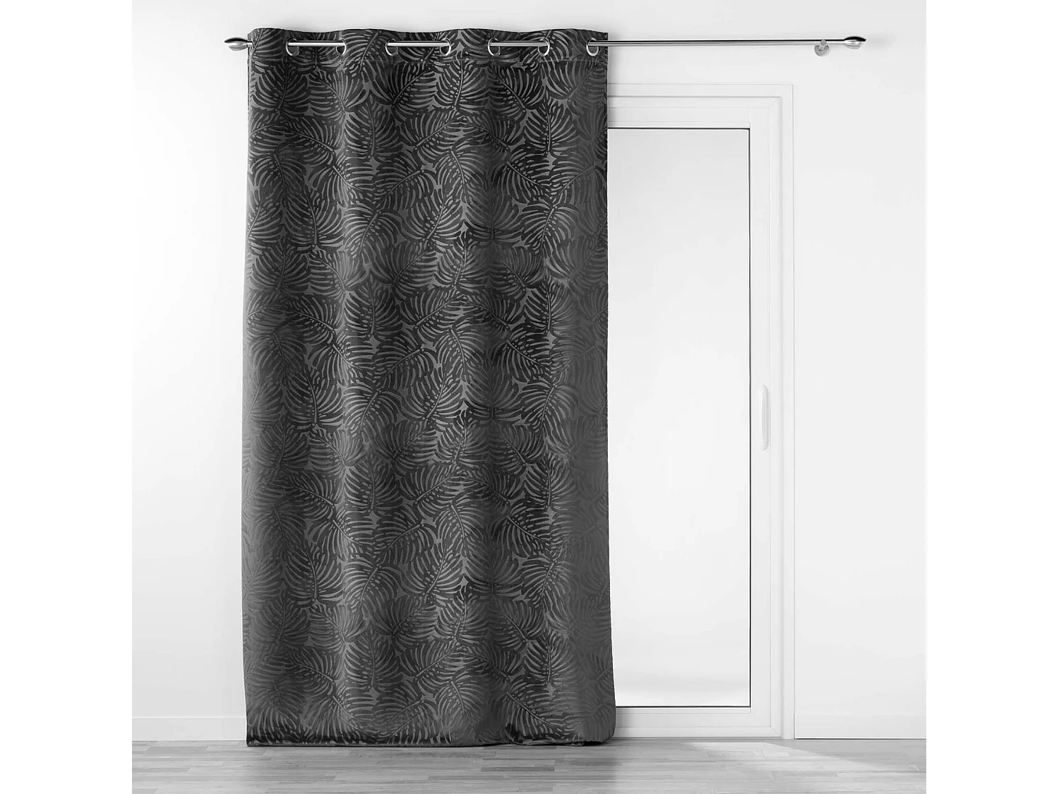 Cortina opaca de terciopelo en relieve 140 x 240 cm