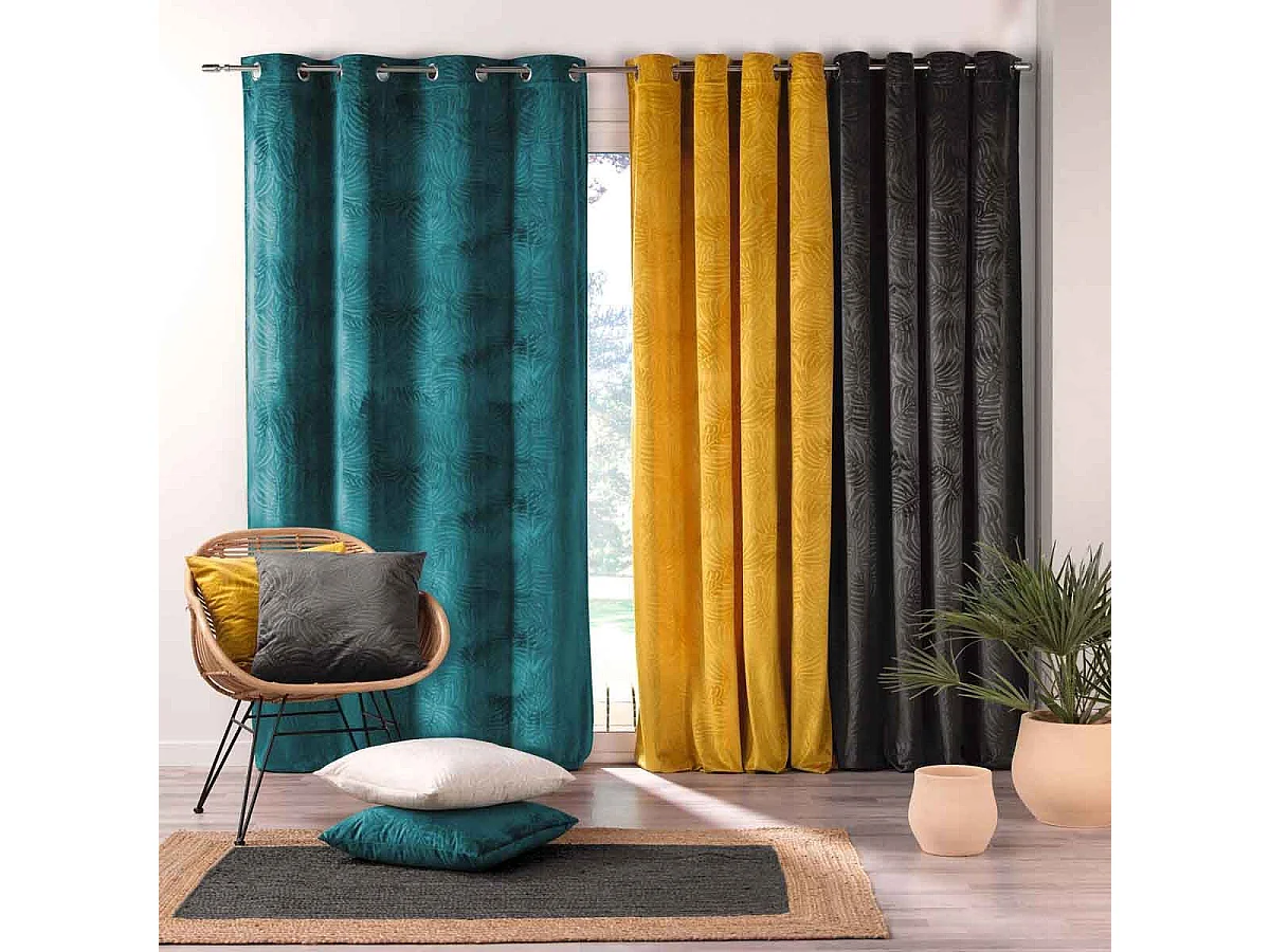 Rideau Occultant "Analia" 140x240cm Anthracite