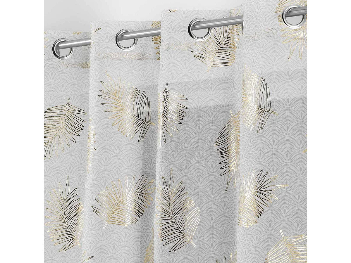 Rideau Voilage "Sunny Gold" 140x240cm Or