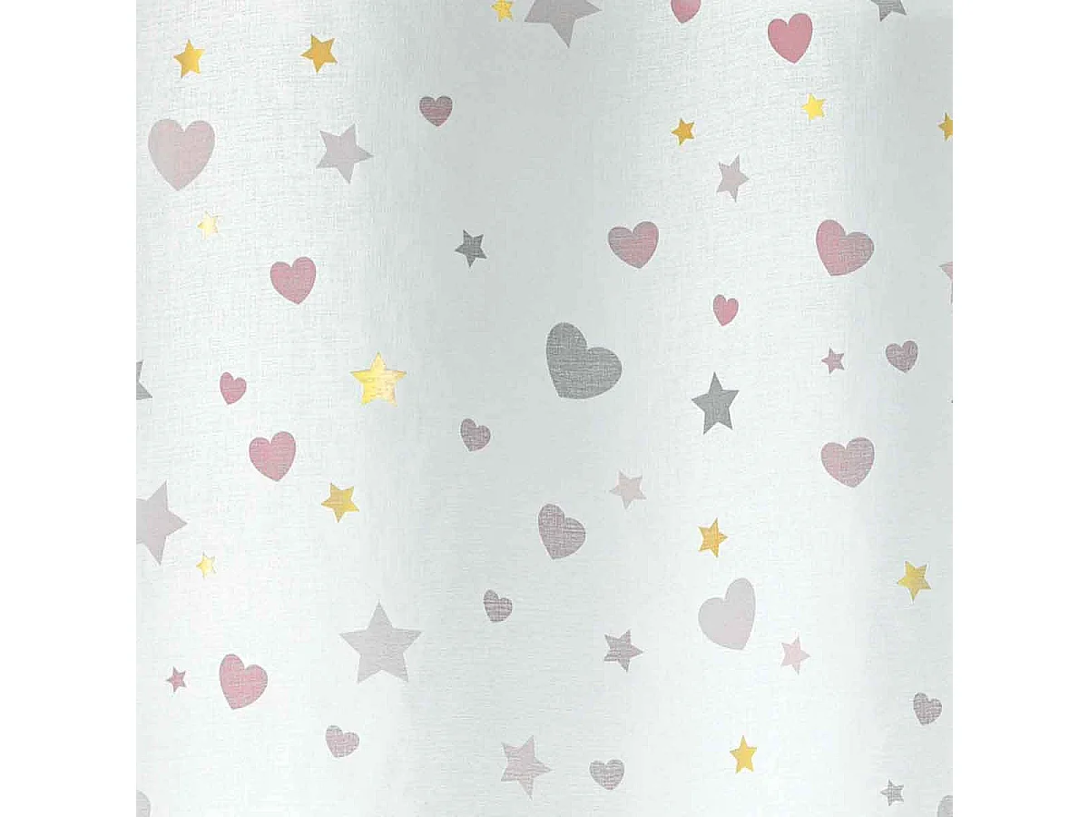 Rideau Voilage "Céleste" 140x280cm Blanc