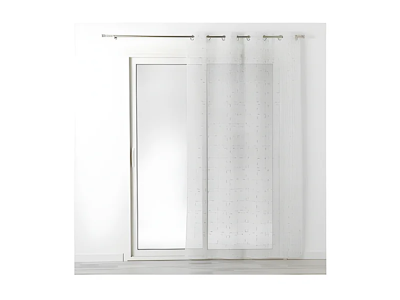 Rideau Voilage à Œillets "Dixiea" 140x240cm Or