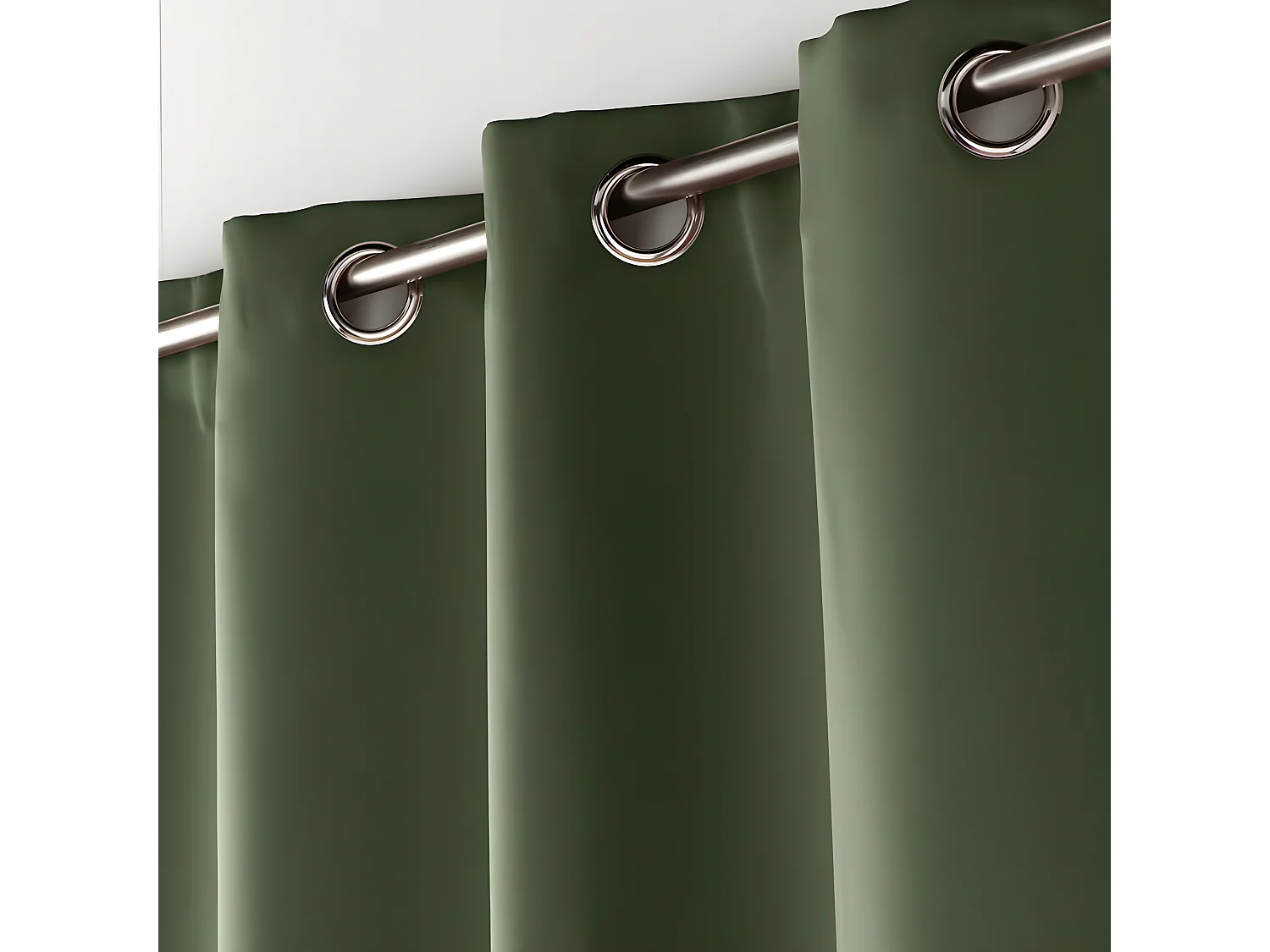 Rideau Occultant "Occult" 135x280cm Kaki