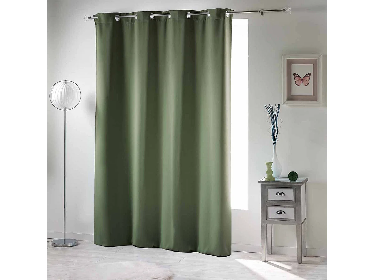 Rideau Occultant "Occult" 135x280cm Kaki