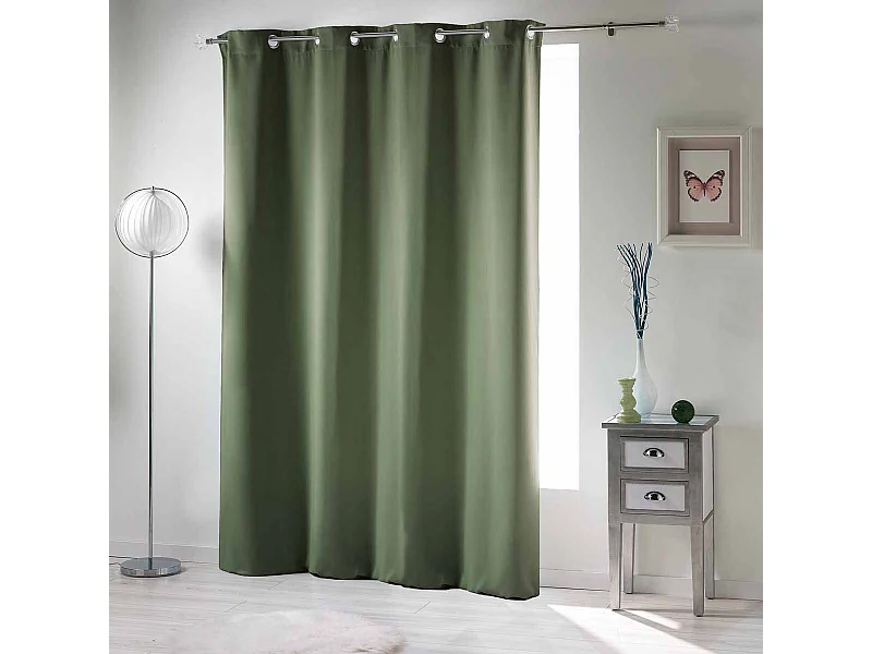 Rideau Occultant "Occult" 135x280cm Kaki