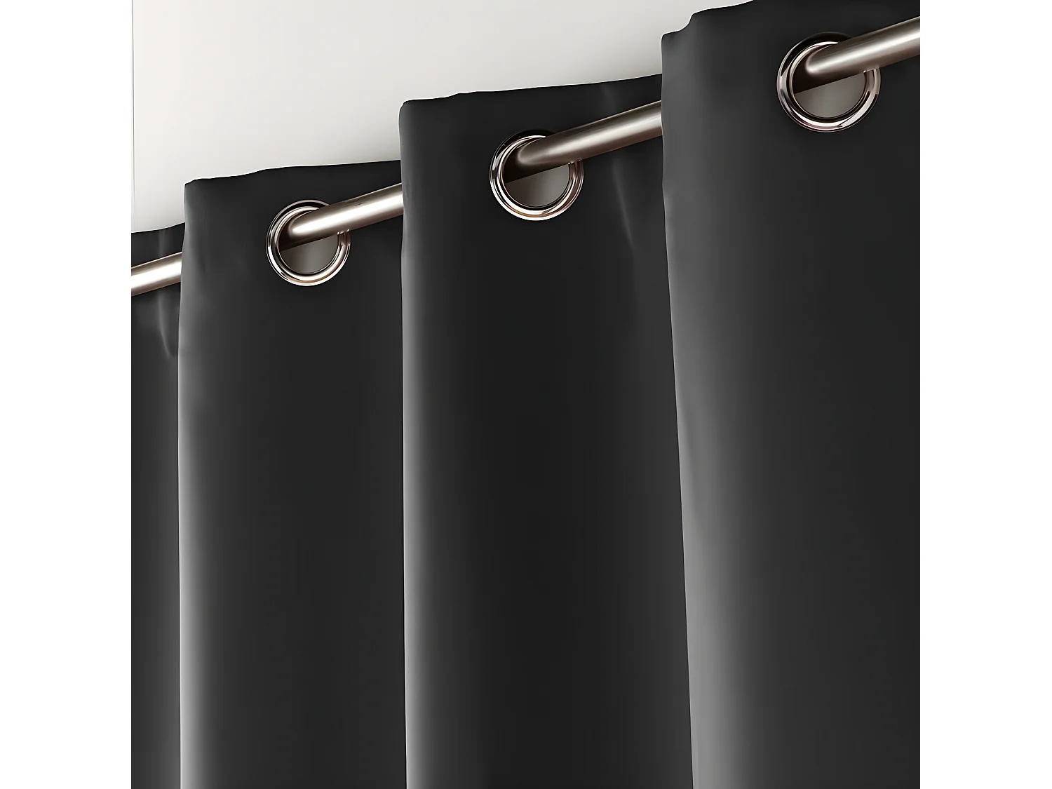 Rideau Occultant "Occult" 135x280cm Noir