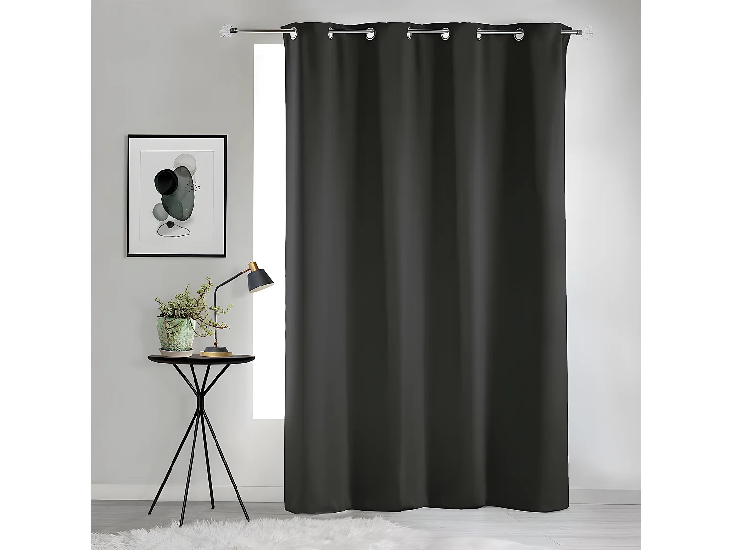 Rideau Occultant "Occult" 135x280cm Noir