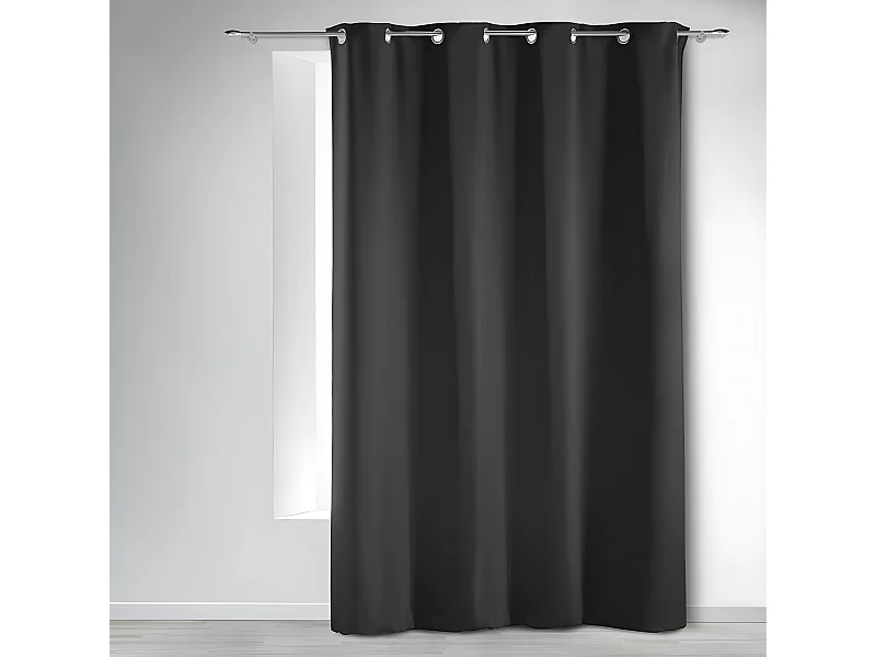 Rideau Occultant "Occult" 135x280cm Noir