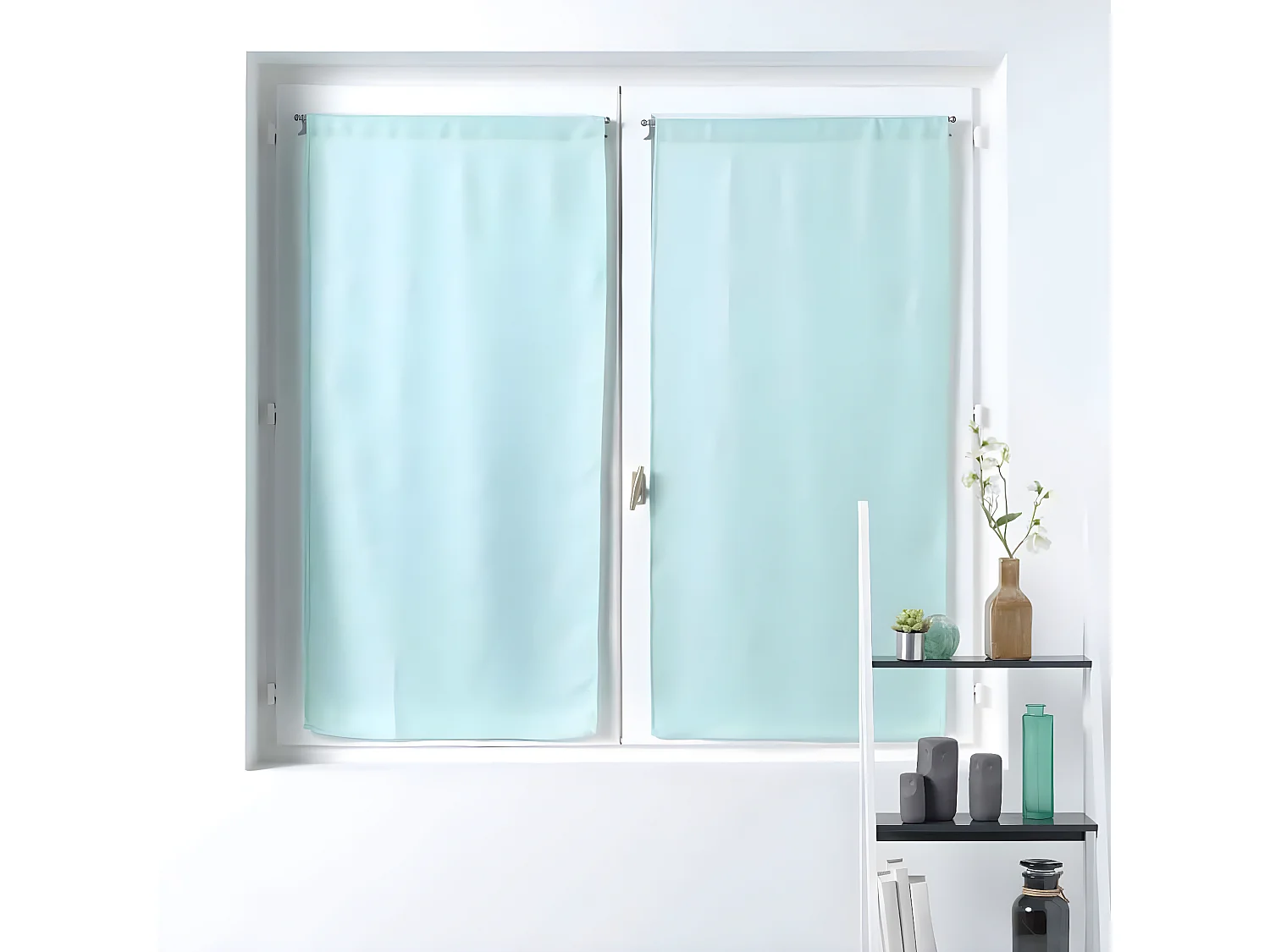 Paire de Voilages "Soane" 60x160cm Menthe