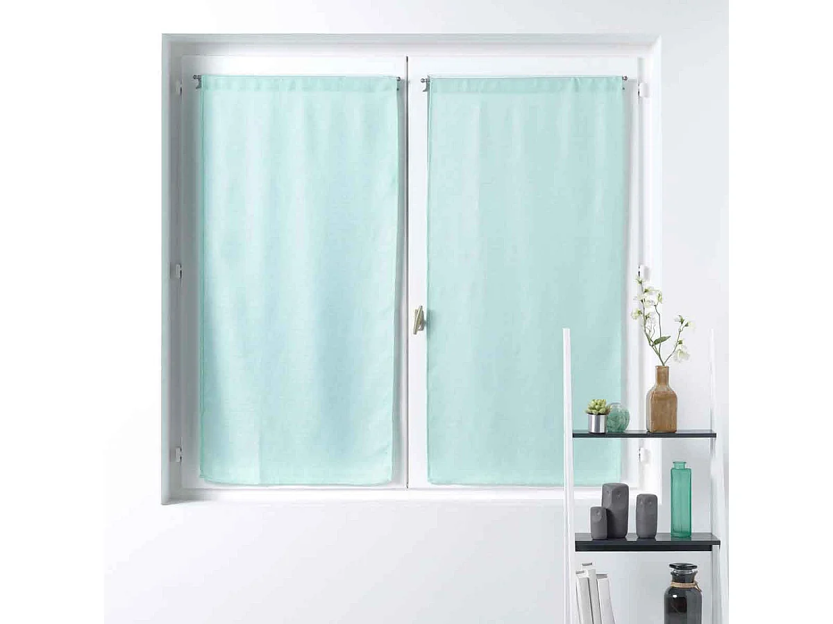 Paire de Voilages "Soane" 60x160cm Menthe