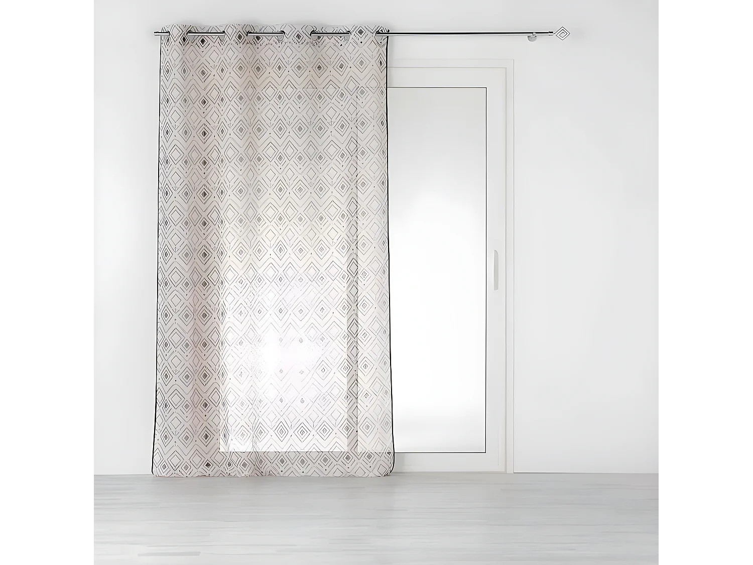 Rideau Voilage à Œillets "Nalika" 140x240cm Beige