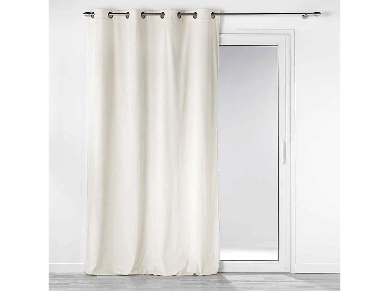 Rideau à Œillets "Casual" 140x260cm Naturel