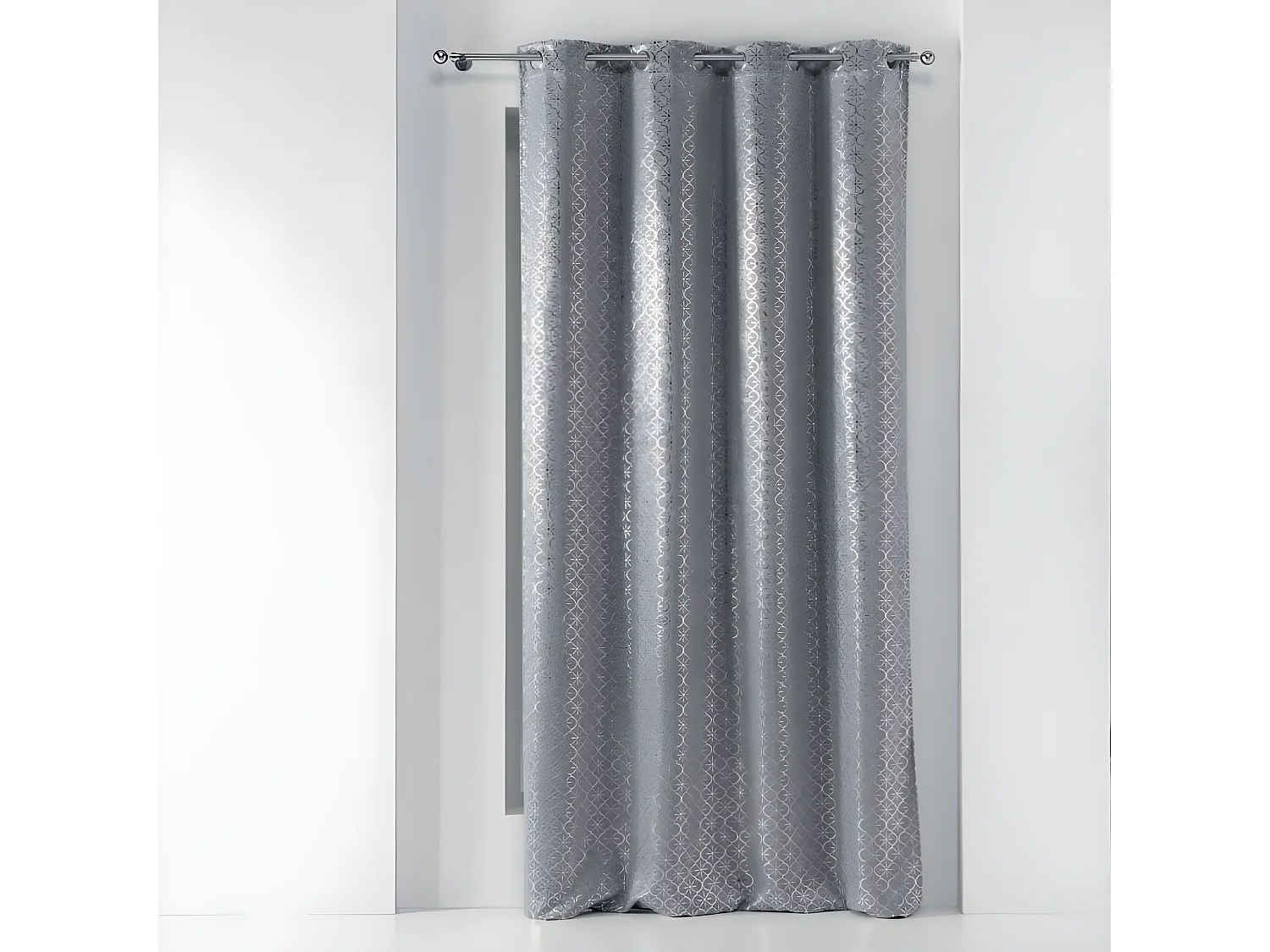 Rideau Occultant "Genesis" 135x240cm Gris