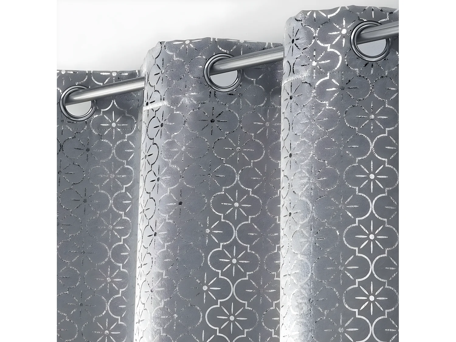 Rideau Occultant "Genesis" 135x240cm Gris