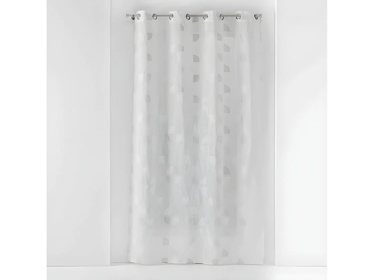 Rideau Voilage à Œillets "Pixie" 140x240cm Blanc