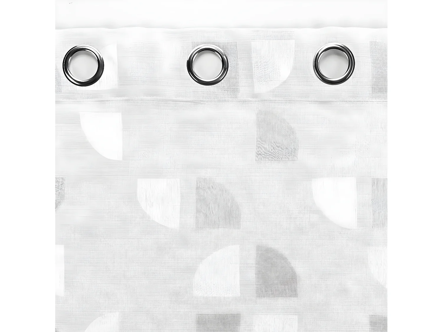 Rideau Voilage à Œillets "Pixie" 140x240cm Blanc