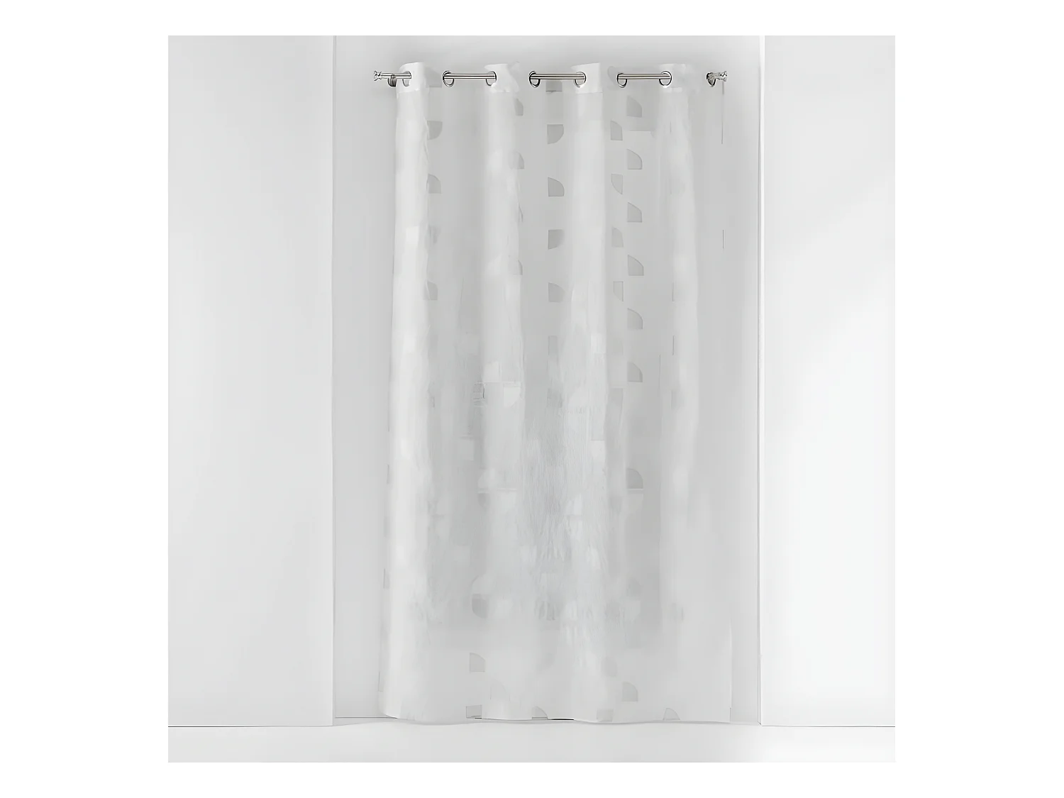 Rideau Voilage à Œillets "Pixie" 140x240cm Blanc