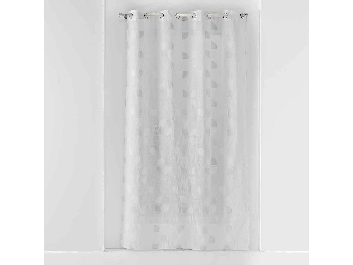 Rideau Voilage à Œillets "Pixie" 140x240cm Blanc